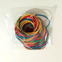 Multicolor Rubber Bands 100pcs Cowhide Band Bundle Rubber Ring