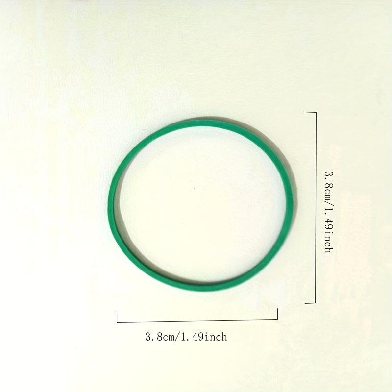 Multicolor Rubber Bands 100pcs Cowhide Band Bundle Rubber Ring