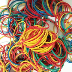 Multicolor Rubber Bands 100pcs Cowhide Band Bundle Rubber Ring