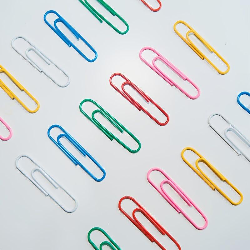 Colorful Paper Clips 70pcs Storage Box