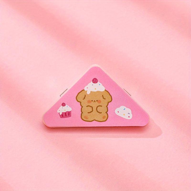 Cartoon Corner Clip File Book Triangle Clip Anti-roll Office Clip