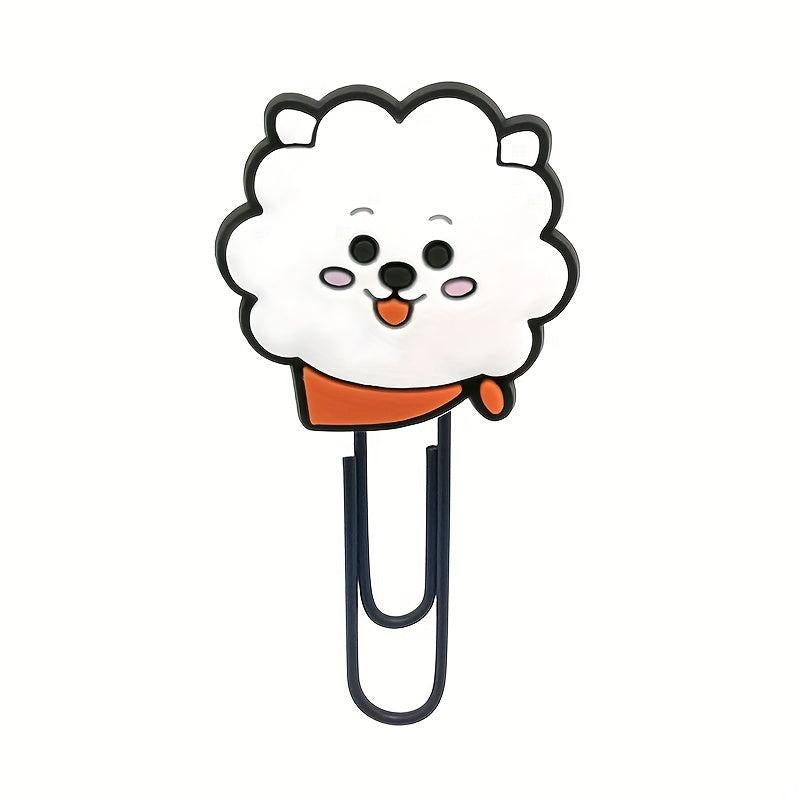 PVC Paper Clip Bookmark Cartoon Special shaped Paper Clip
