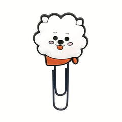 PVC Paper Clip Bookmark Cartoon Special shaped Paper Clip