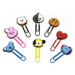 PVC Paper Clip Bookmark Cartoon Special shaped Paper Clip