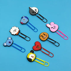 PVC Paper Clip Bookmark Cartoon Special shaped Paper Clip