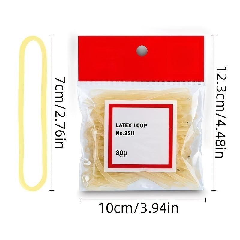 Yellow Rubber Bands Cowhide Bands for Bundling Lines