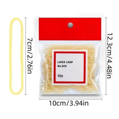 Yellow Rubber Bands Cowhide Bands for Bundling Lines