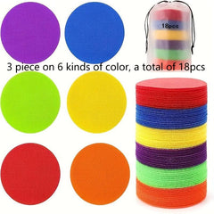 18pcs Carpet Markers 4 inch Adhesive Circles for Classroom Seating
