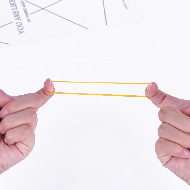 100 200 500 Pcs Yellow Rubber Bands 3.81cm Diameter for School Office Home