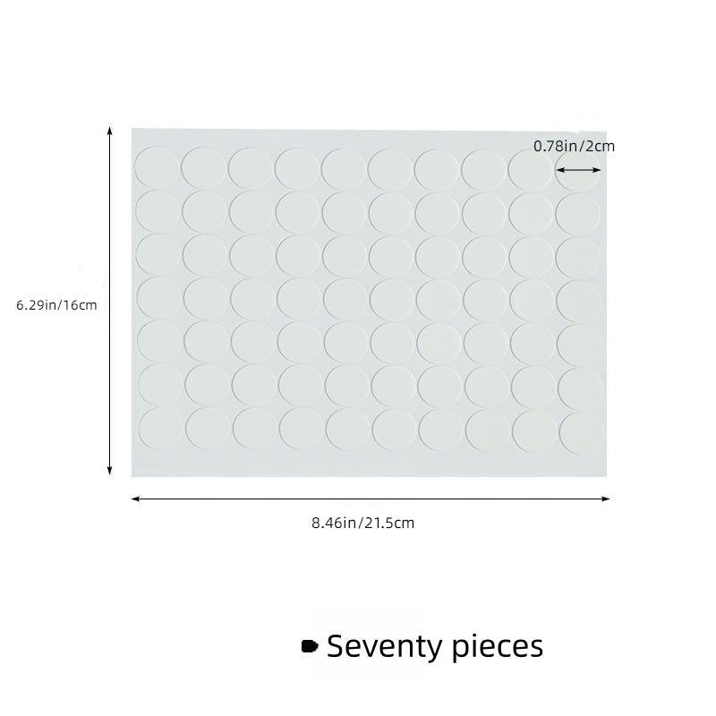 70pcs Double-sided Adhesive Dots High Viscosity Patch for Balloons & Decor