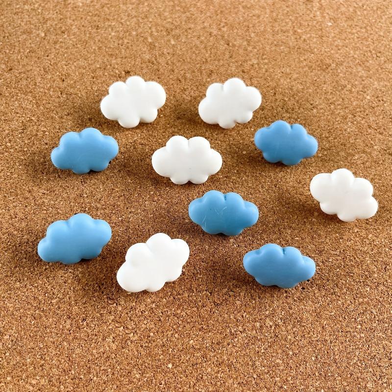 20pcs Cloud Push Up Cork Bulletin Board Thumb Nails