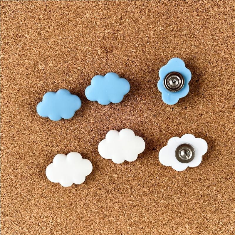 20pcs Cloud Push Up Cork Bulletin Board Thumb Nails