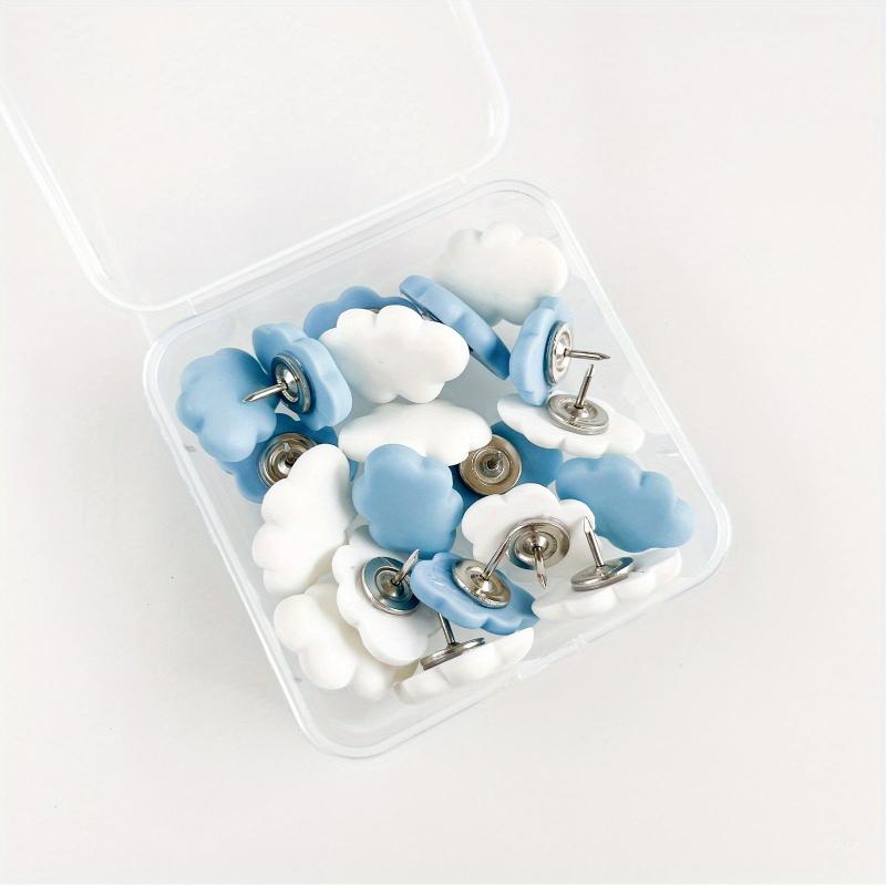 20pcs Cloud Push Up Cork Bulletin Board Thumb Nails
