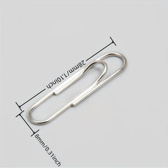 70pcs Paper Clip 28mm Office Supplies