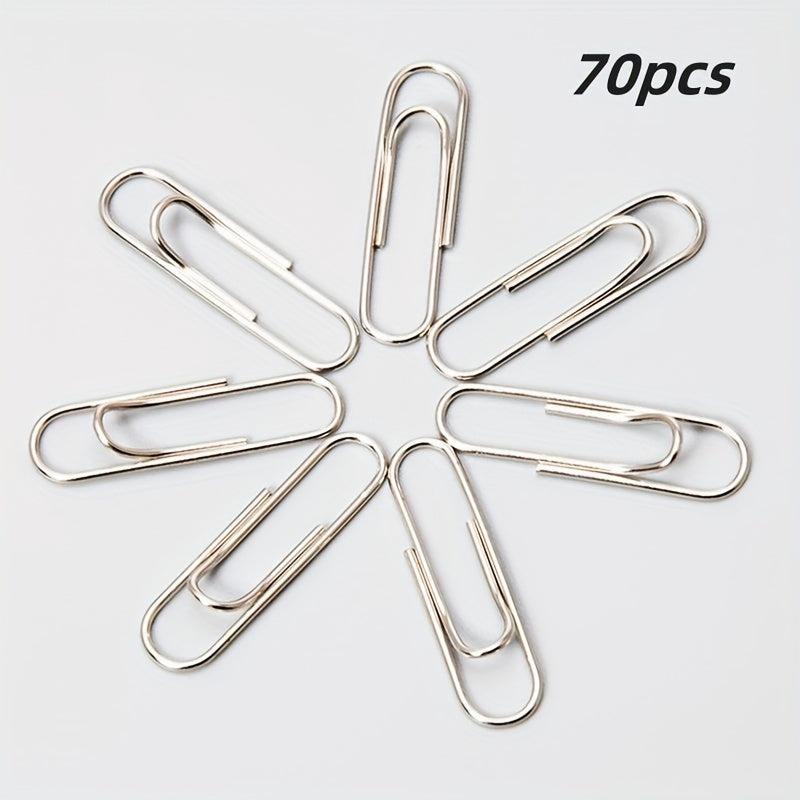 70pcs Paper Clip 28mm Office Supplies