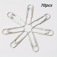 70pcs Paper Clip 28mm Office Supplies
