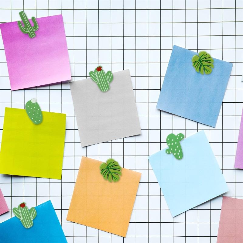 30pcs Wooden Push Pins Cactus Palm Leaf Thumb Tack for Photos Wall Maps