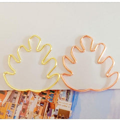 20pcs Mix Colors Metal Paper Clips Bookmarks For Office Notebook Accessory