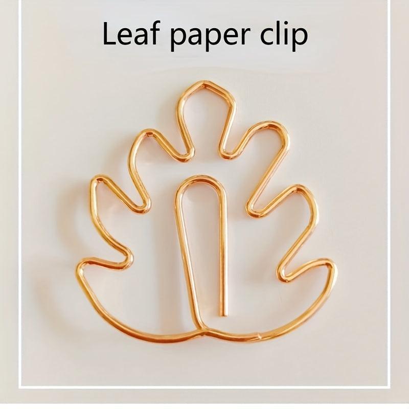 20pcs Mix Colors Metal Paper Clips Bookmarks For Office Notebook Accessory