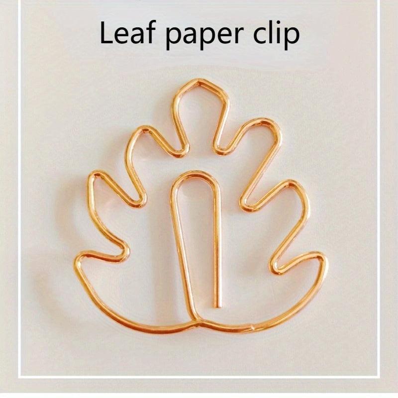 20pcs Mix Colors Metal Paper Clips Bookmarks For Office Notebook Accessory