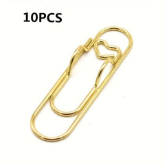 Multifunctional Metal Pen Clips Portable Fixed Pen Holder Organizer Clip