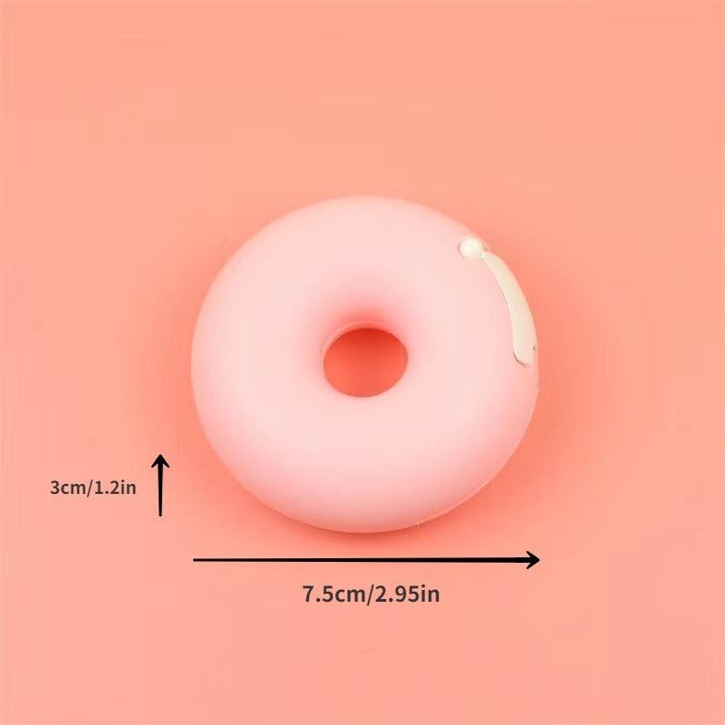 2pcs Donut Shape Tape Dispensers Portable Tape Holder pink