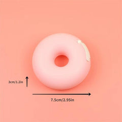 2pcs Donut Shape Tape Dispensers Portable Tape Holder pink