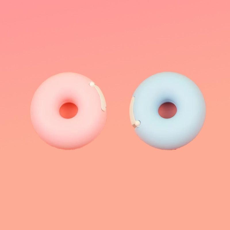 2pcs Donut Shape Tape Dispensers Portable Tape Holder pink