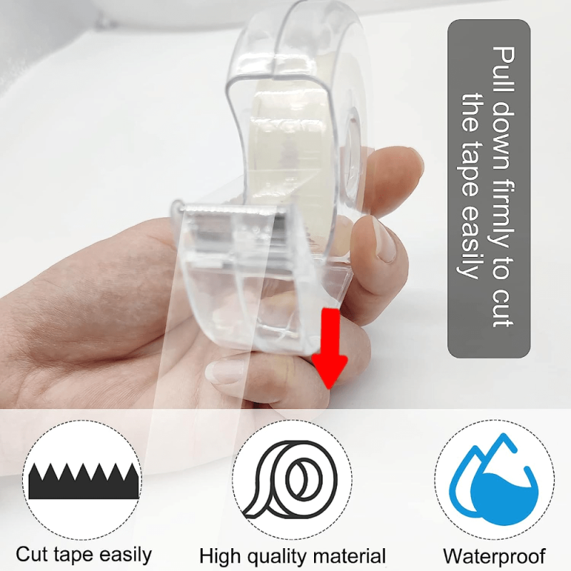 1pc Cutter 6pcs Tape Clear Tapes And Refillable Dispensers Transparent Tape Refi