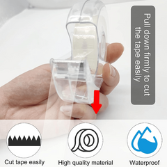1pc Cutter 6pcs Tape Clear Tapes And Refillable Dispensers Transparent Tape Refi