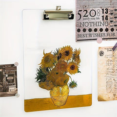 A4 Size Art Painting Plastic Clipboard - Student and Teacher Clipboard