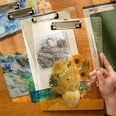 A4 Size Art Painting Plastic Clipboard - Student and Teacher Clipboard