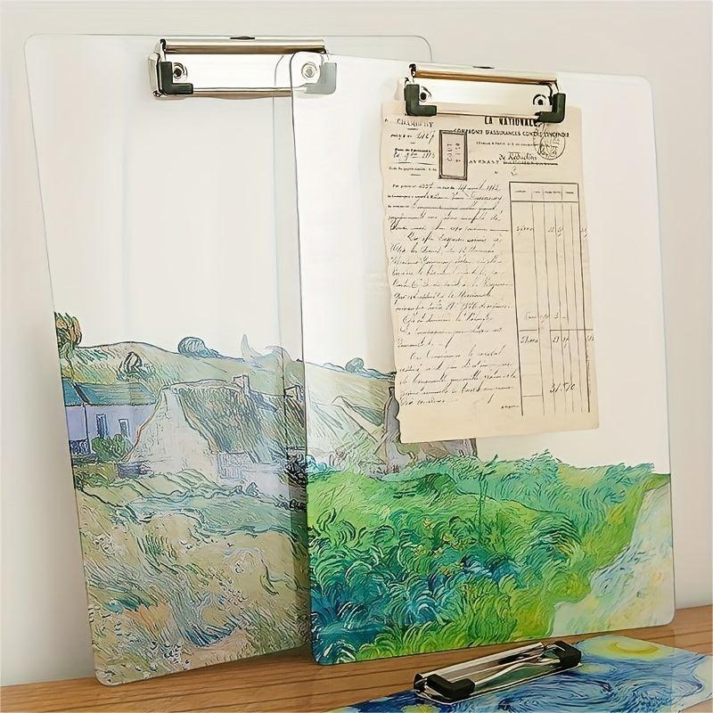 A4 Size Art Painting Plastic Clipboard - Student and Teacher Clipboard