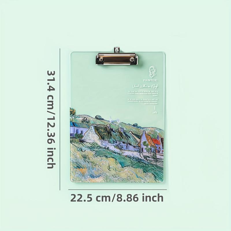 A4 Size Art Painting Plastic Clipboard - Student and Teacher Clipboard