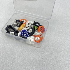 20pcs Halloween Style Skull Pumpkin Push Pins for Office Supplies