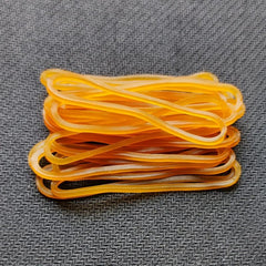 100pcs Yellow Rubber Bands Office School Stationery Supplies