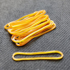 100pcs Yellow Rubber Bands Office School Stationery Supplies