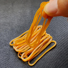 100pcs Yellow Rubber Bands Office School Stationery Supplies