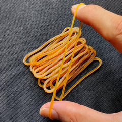 100pcs Yellow Rubber Bands Office School Stationery Supplies