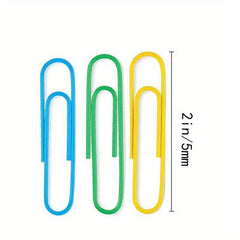 Assorted Binders & Paper Clips for Organized Office
