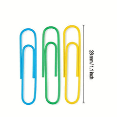 Assorted Binders & Paper Clips for Organized Office