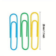 Assorted Binders & Paper Clips for Organized Office