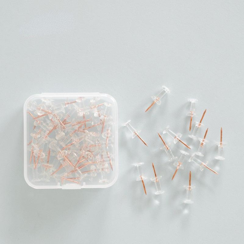 60 Pieces Box of Thumbnails Picture Boards Painting Photos Wall Nails