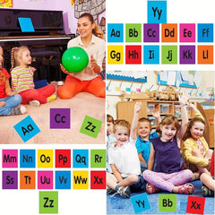 26pcs Carpet Markers 10-16cm Alphabet Adhesive Carpet Dots Markers