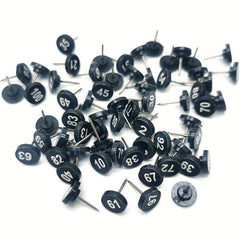 100 Numbered Push Pin Tacks Sequential Pins With Numbers For Maps Presentations