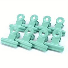 8pcs Macaron Mini Metal Hinge Clip Paper Clamps