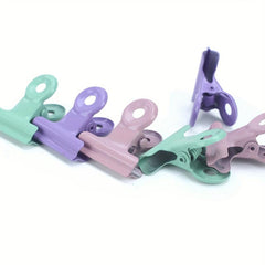 8pcs Macaron Mini Metal Hinge Clip Paper Clamps
