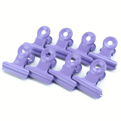 8pcs Macaron Mini Metal Hinge Clip Paper Clamps