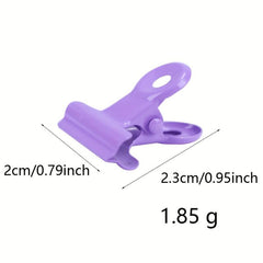 8pcs Macaron Mini Metal Hinge Clip Paper Clamps