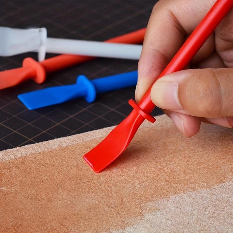 2pcs Leather Glue Spreaders Colored Polypropylene Applicator Painting Scrapers